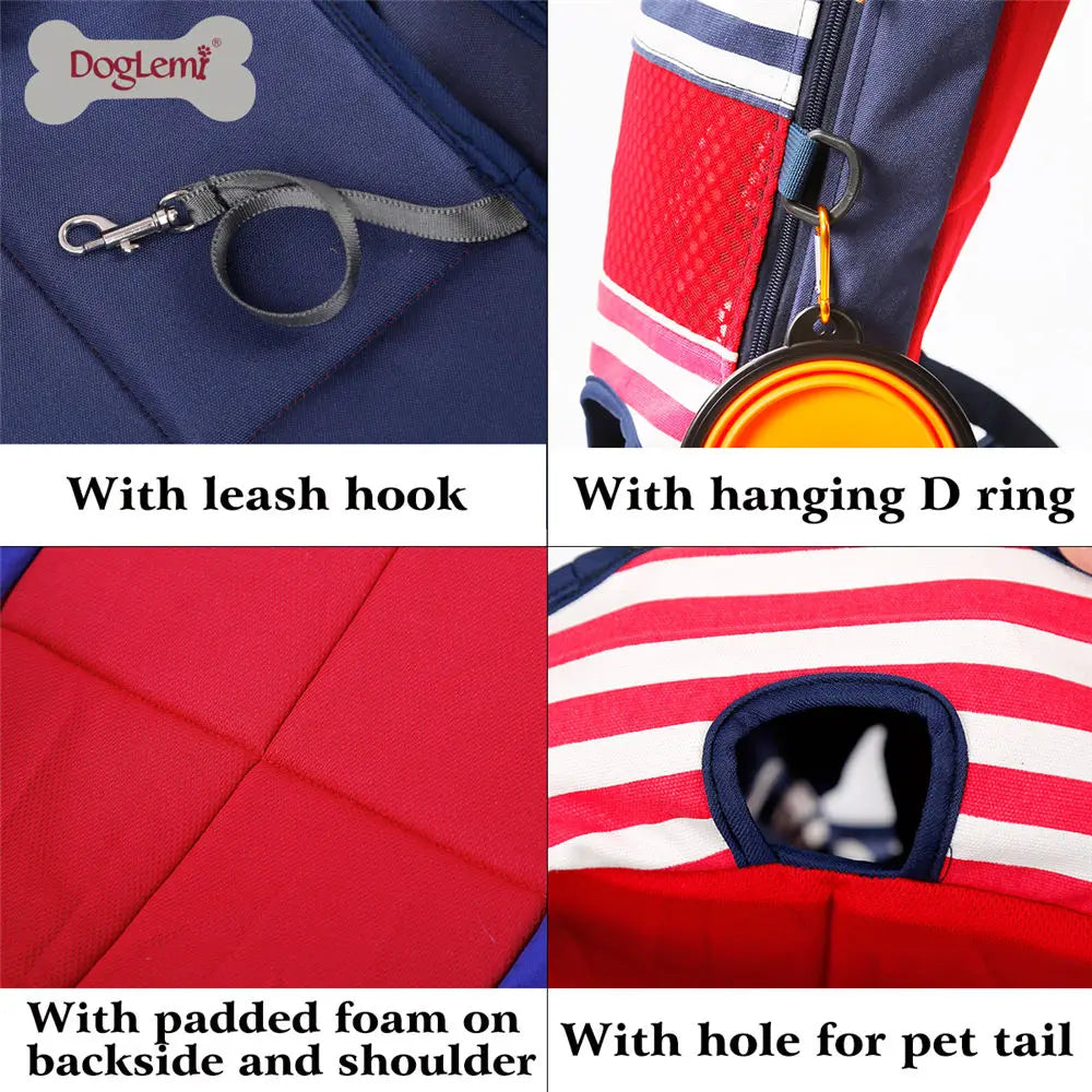 Pet dog cat carrier backpack travel carrier front chest large portable bags for pet outdoor transportin mochila para perro