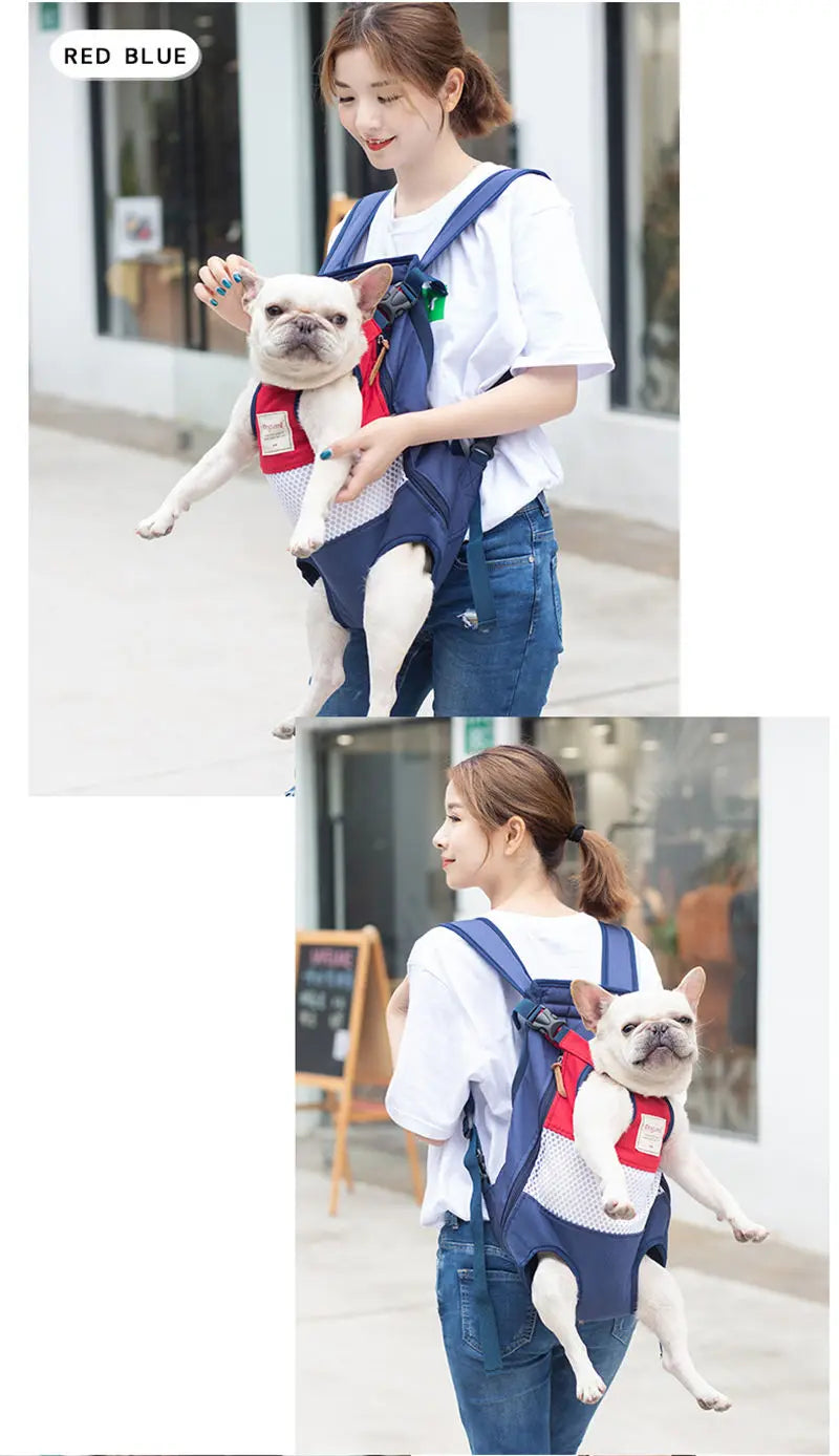 Pet dog cat carrier backpack travel carrier front chest large portable bags for pet outdoor transportin mochila para perro