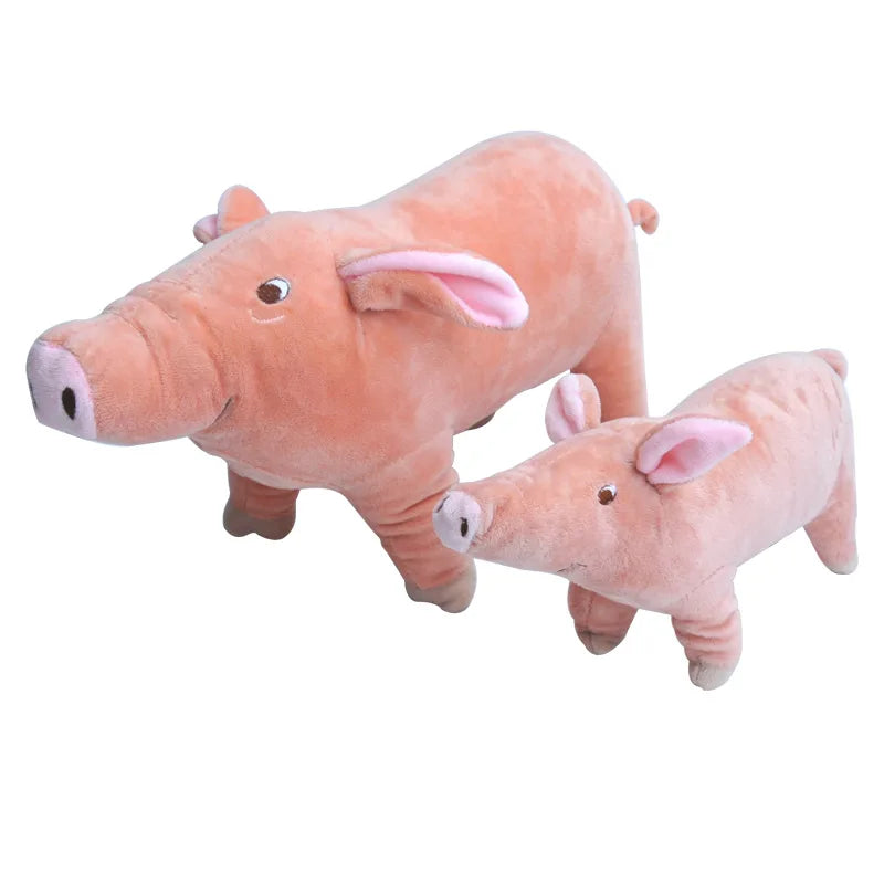 Plush Pig Pet Dog Accompanying Sleeping Toys for Small Dogs French Bulldog Bite Molar Venting Supplies Puppy Dog Playing Toy