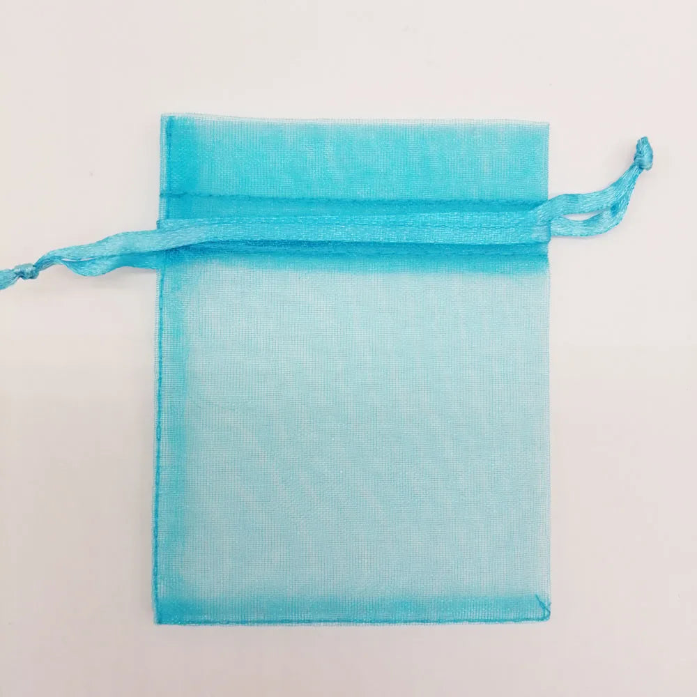 1000pcs 5x7 7x9 9x12 10x15 Small Organza Gift Bag For Jewelry Packaging Display Christmas Wedding Jewelry Storage Drawstring Bag