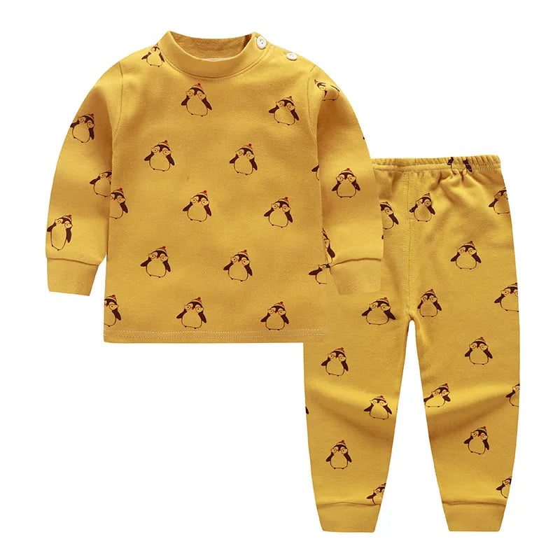 2024 New Spring Autumn Cotton Children's sets Baby Boy girls Clothes Clothing Suit 0-3 year