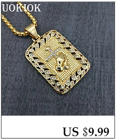 Fashion Byzantine Chain,Christ Cross Stainless Steel Long Necklace for Men Gold Color Statement Necklace Jewelry collares largos