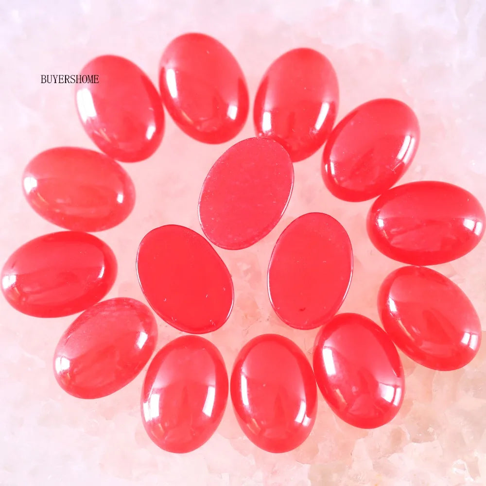 18x13MM Oval Natural Lapis Zoisite Crystal CAB Cabochon For Making Neckalce Pendant Earrings 10Pcs
