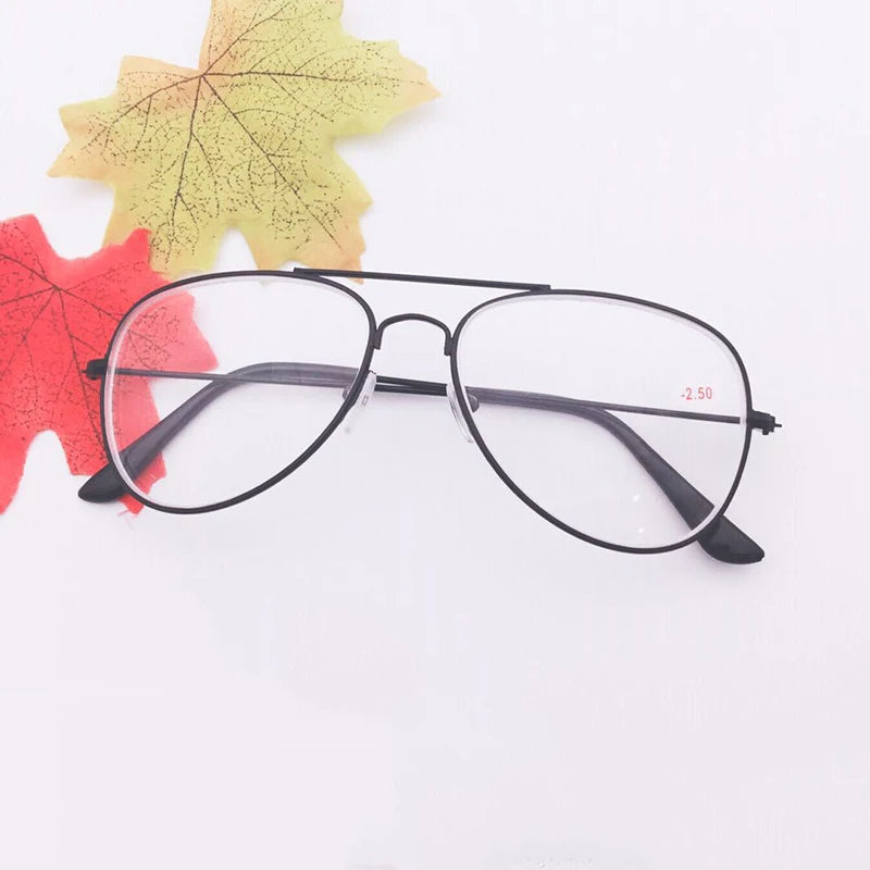 Intelligent Photochromic Bifocal Reading Glasses Round Women Men Classsic Pilot Sunglasses Presbyopic Eyeglasses L2