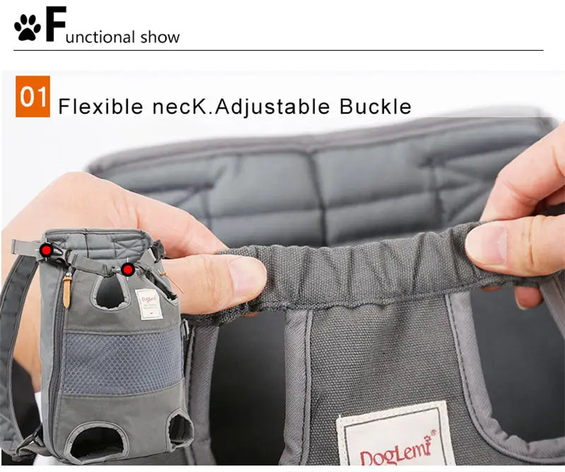 Pet dog cat carrier backpack travel carrier front chest large portable bags for pet outdoor transportin mochila para perro