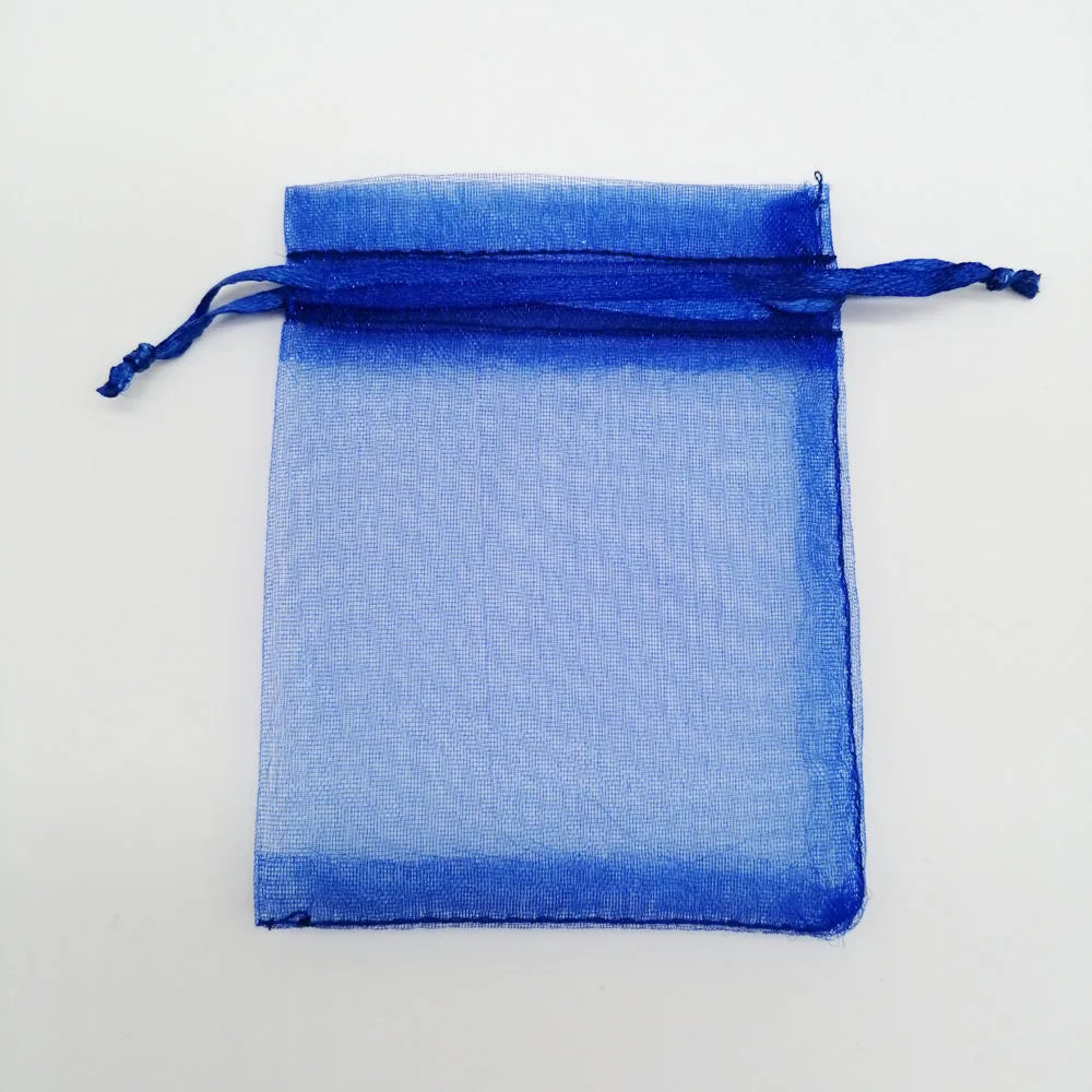 1000pcs 5x7 7x9 9x12 10x15 Small Organza Gift Bag For Jewelry Packaging Display Christmas Wedding Jewelry Storage Drawstring Bag