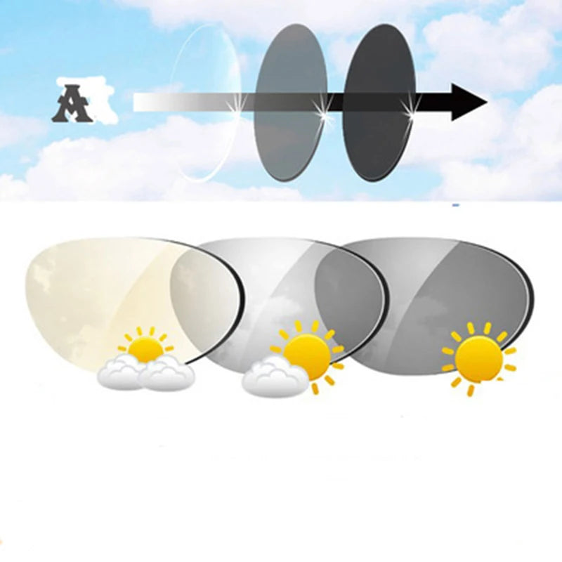Intelligent Photochromic Bifocal Reading Glasses Round Women Men Classsic Pilot Sunglasses Presbyopic Eyeglasses L2
