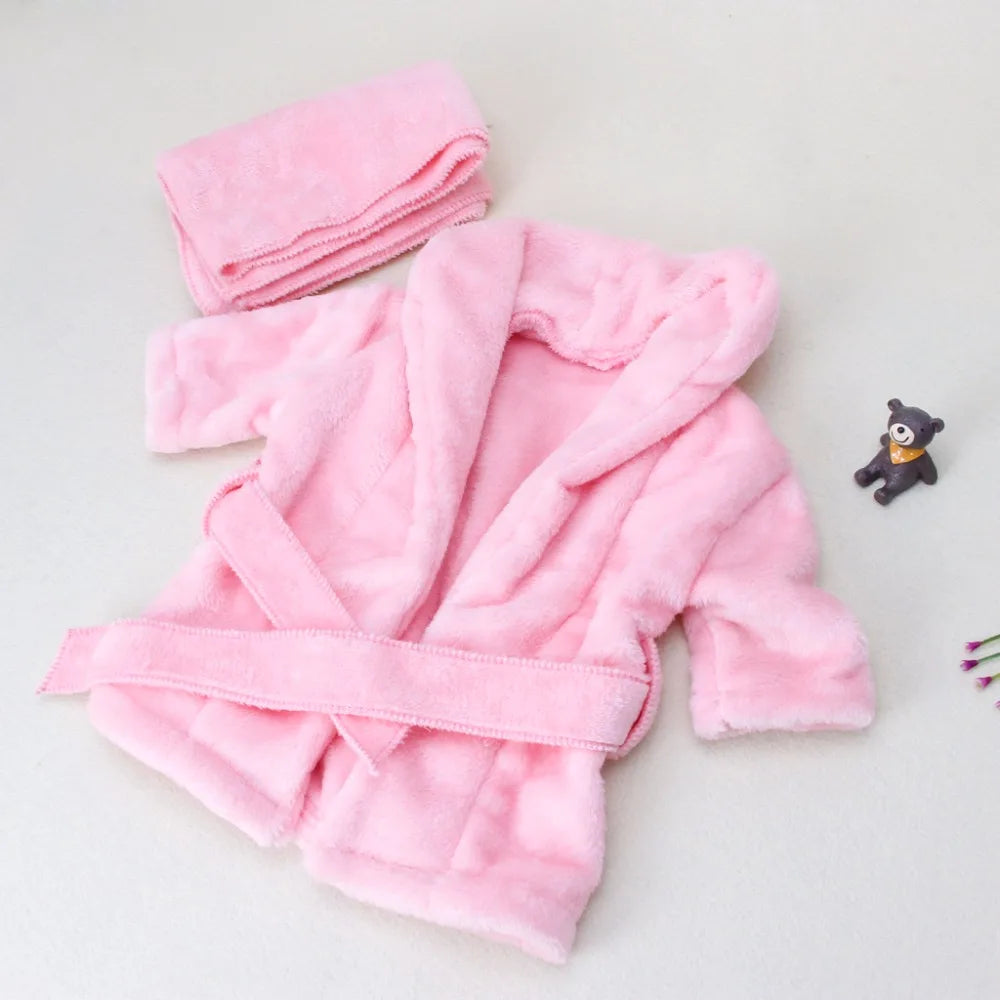 Bathrobes Wrap Newborn Photography Props Baby Photo Shoot Accessories Baby Sleepwear For 0-6 Months