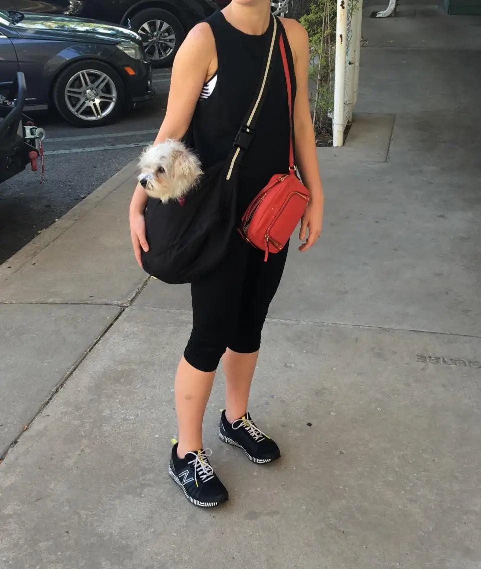 Pet Sling Carrier for Small Dogs Cat Carrier Adjustable Tote Shoulder Sling Bags Single-Shoulder Carrier Backpack Holder BG0152