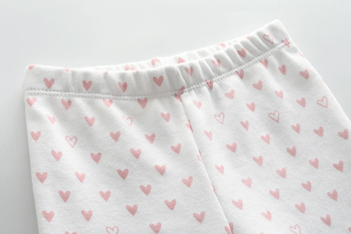 Solid Color 100%cotton Newborn Baby Pants 3/4Pieces Baby Girl Trousers 0-24M Soft Cartoon Print Baby Boy Pants Accessories