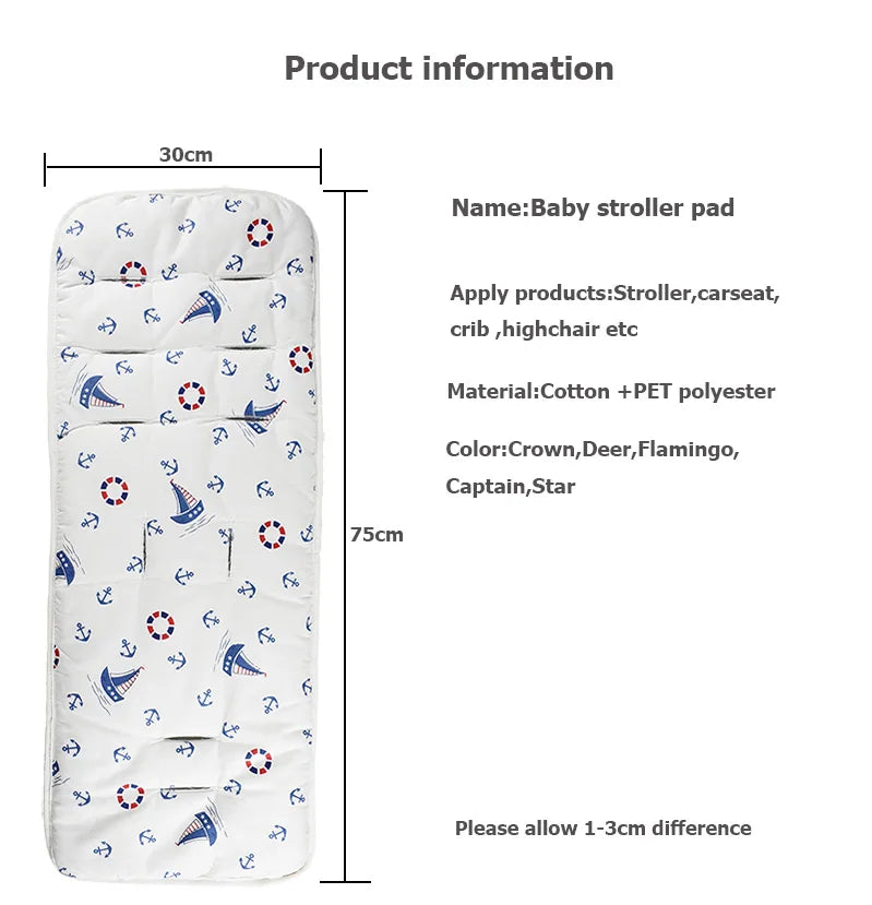 Waterproof baby stroller cushion mats car seat accessories head support belt shoulder-sided protective cover Neck Protection pad