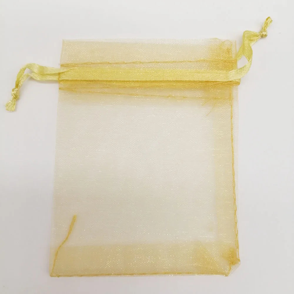 1000pcs 5x7 7x9 9x12 10x15 Small Organza Gift Bag For Jewelry Packaging Display Christmas Wedding Jewelry Storage Drawstring Bag