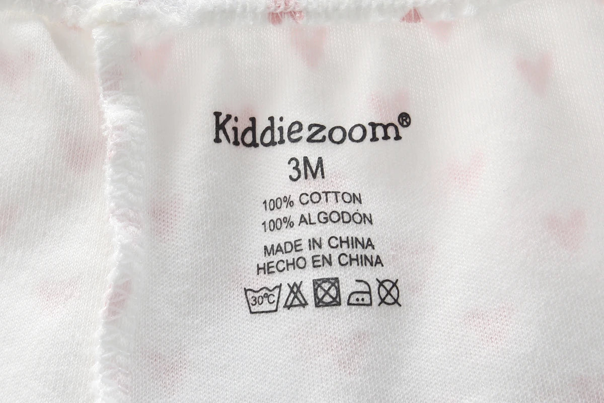 Newborn Solid 3/4PCS Baby Pants 100%Cotton Cartoon Soft Accessories Baby Boy Trousers Pants 0-24M Baby Girl Pants Four Seasons