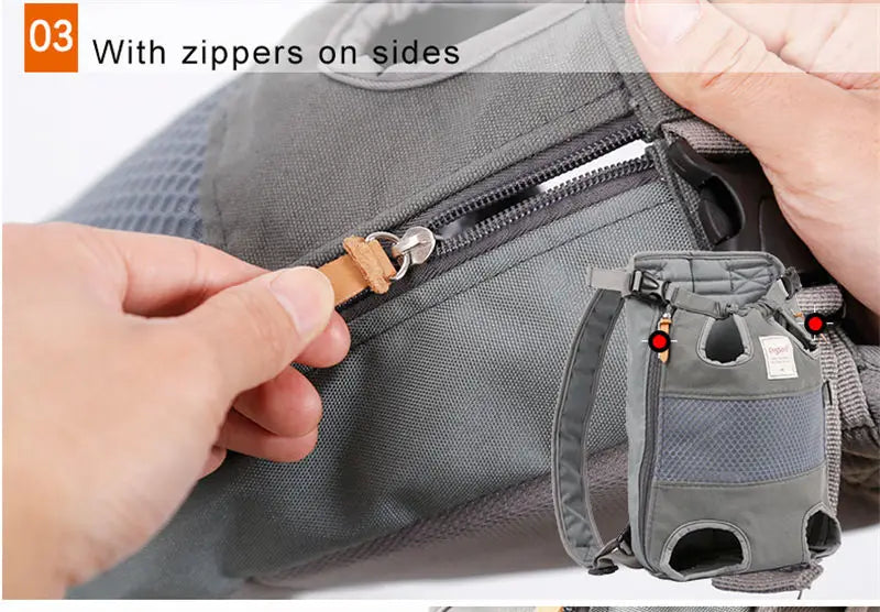 Pet dog cat carrier backpack travel carrier front chest large portable bags for pet outdoor transportin mochila para perro