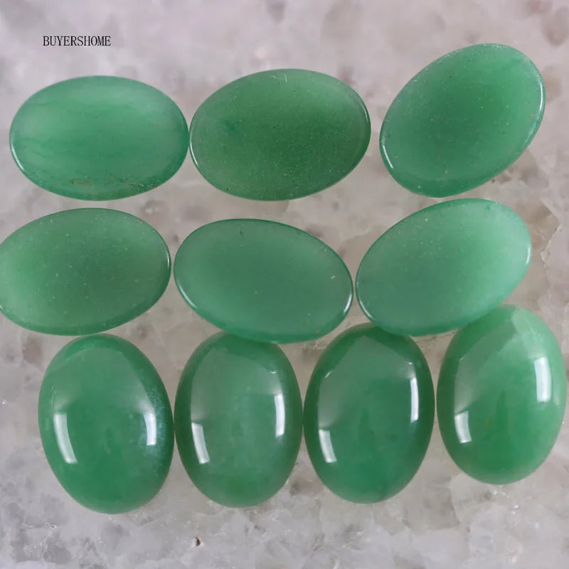 18x13MM Oval Natural Lapis Zoisite Crystal CAB Cabochon For Making Neckalce Pendant Earrings 10Pcs