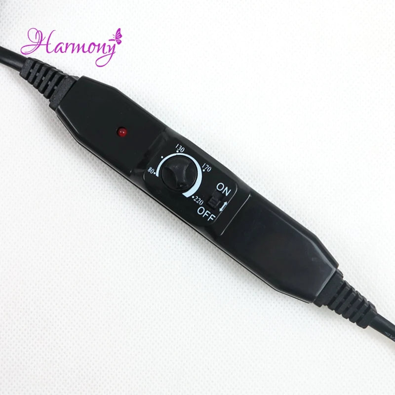 Loof Fusion Hair Extension Iron Keratin Bonding Tools Fusion Heat Connector Adjustable Temperature Fusion Heat Connector EU Plug
