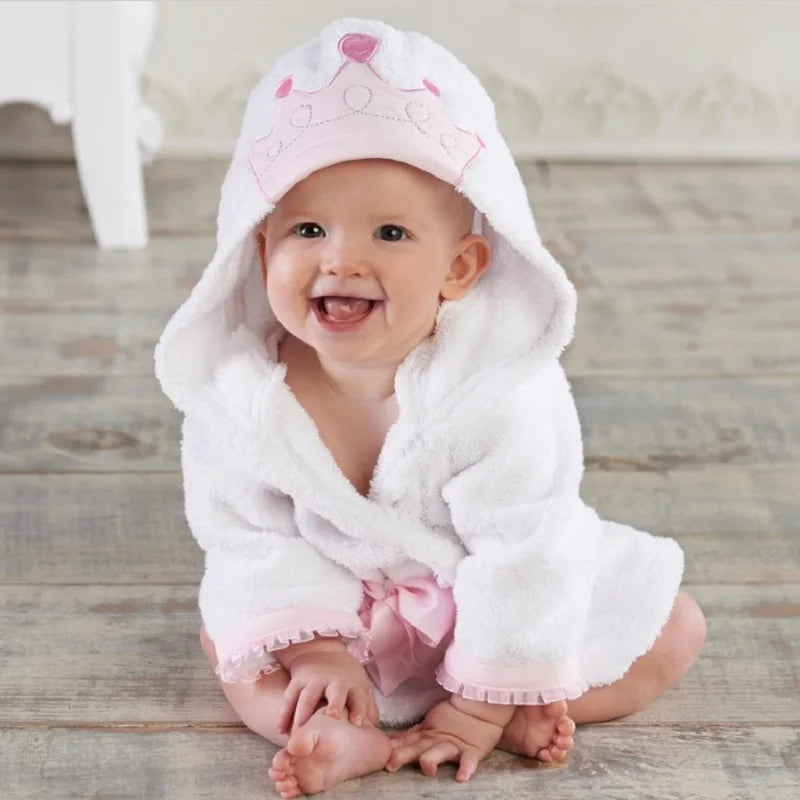 Blue Shark Baby Bath Towels Mouse Newborn Blanket Bedding Swaddle Animal Bebe Bathrobe Hooded Bathing Towel Baby Stuff