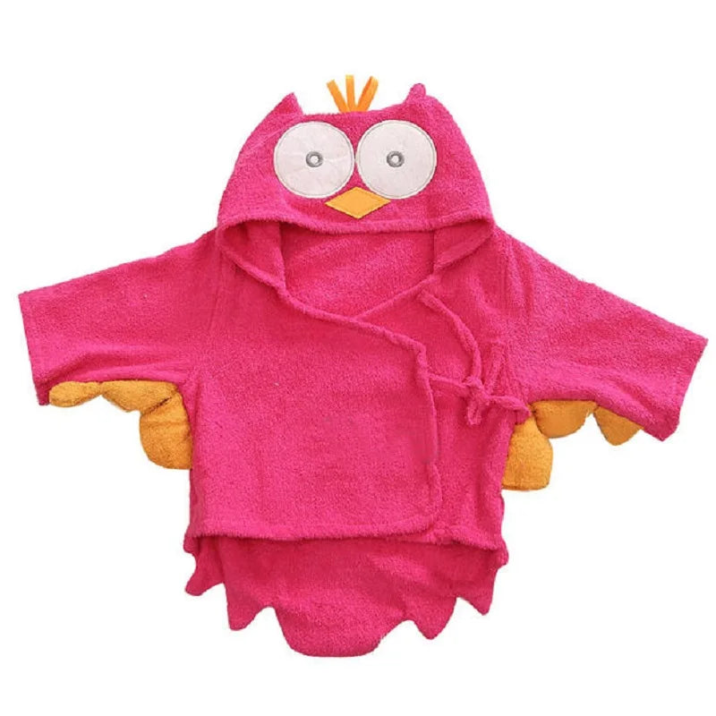 Blue Shark Baby Bath Towels Mouse Newborn Blanket Bedding Swaddle Animal Bebe Bathrobe Hooded Bathing Towel Baby Stuff