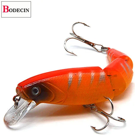 Multi Section Sea Bass Hard Fishing Lures 3D Eyes 1PCS Crankbaits Minnow Swimbait Fake Hard Bait Artificial Wobblers Carp Tackle