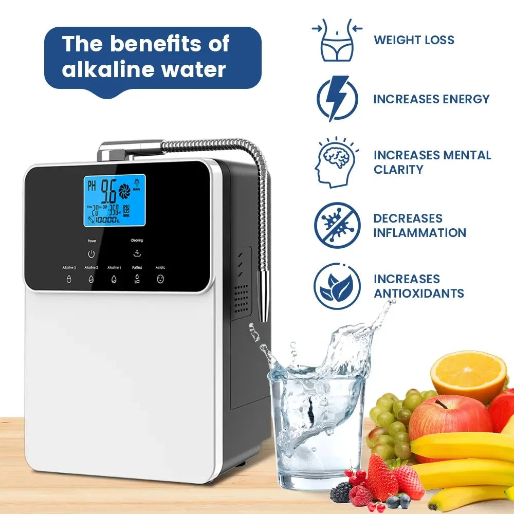 Japan Kangen Water Maker Generator Ionizer Machine Alkaline Hydrogen-Rich Water Platinum-Coated Hydrogen Water Household Plastic