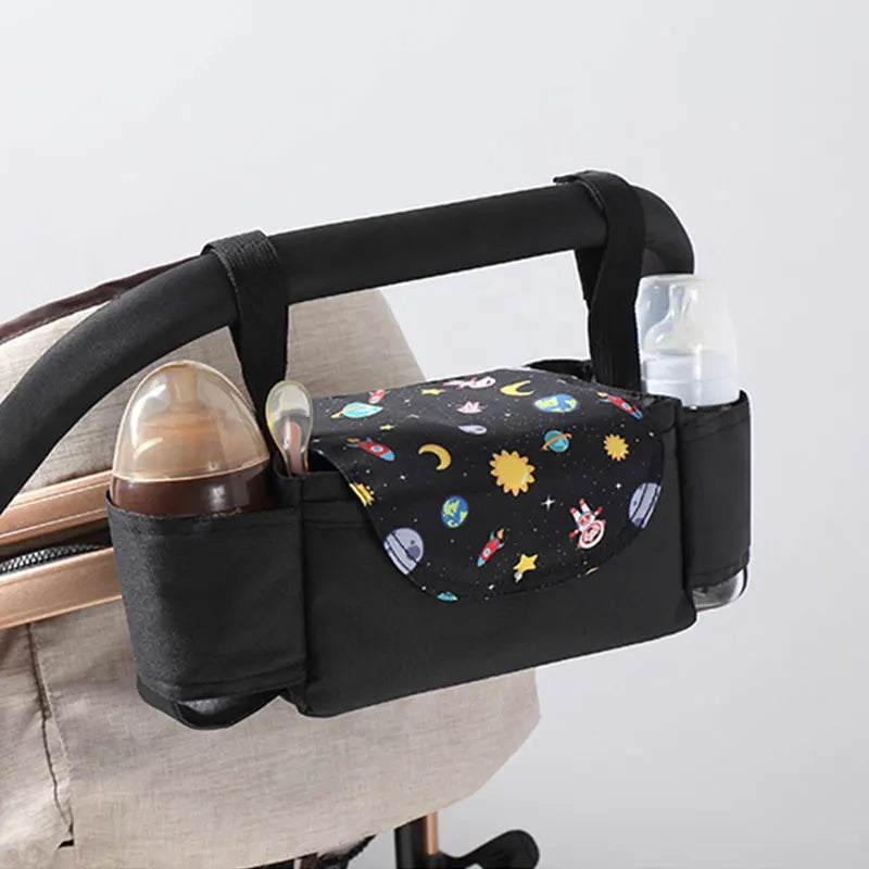 Baby Stroller Organizer Cup Holder Stroller Bag Baby Car Bag Trolley Bag Large Capacity Travel Baby Stroller Accessories