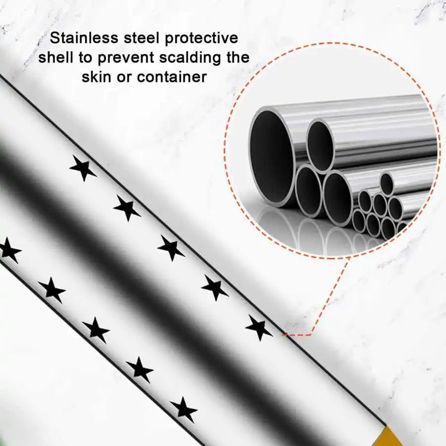 Immersion Heater Portable Electric Anti Scald Automatic Power Off Immersion Water Boiler Electric Water Heaters 2500W 220V
