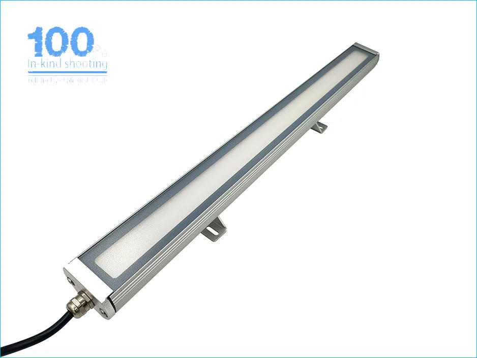 24W 28W 32W LED CNC Machine Tool Work Light Panel Lamp Tempered Frosted Glass Sliding Mounting DC24V AC100-250V Hot Sales