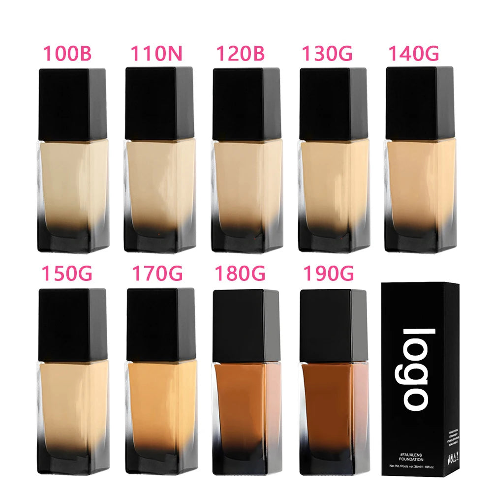 HU FauxFilter Waterproof Liquid Foundation Lightweight Long-Lasting Full Coverage Pore Concealing Strong Concealer Makeup