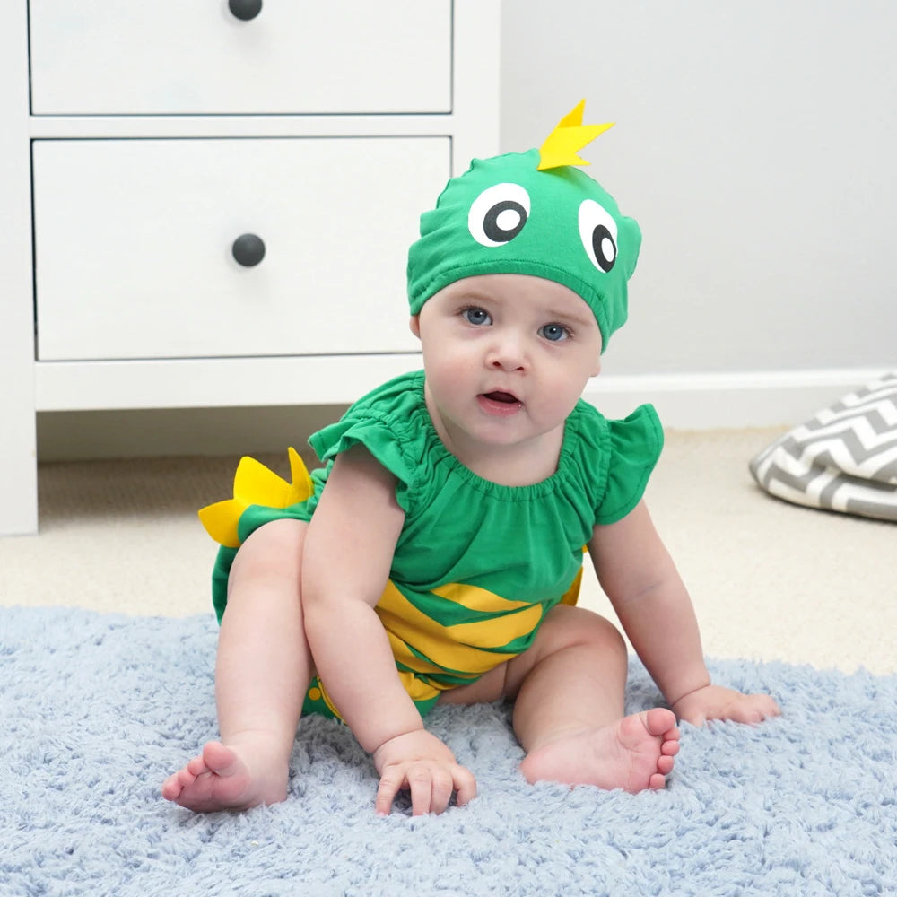 Halloween Costumes for Baby Boys Girls Snowman Dinosaur Chef Cowboy Rompers Short Infant Toddler Birthday Photograph Fancy Dress
