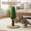 Creative Pine Tree-shaped cat Scratching Post Stable Circular Base cat Scratching Post  Indoor Interactive cat Scratching Post