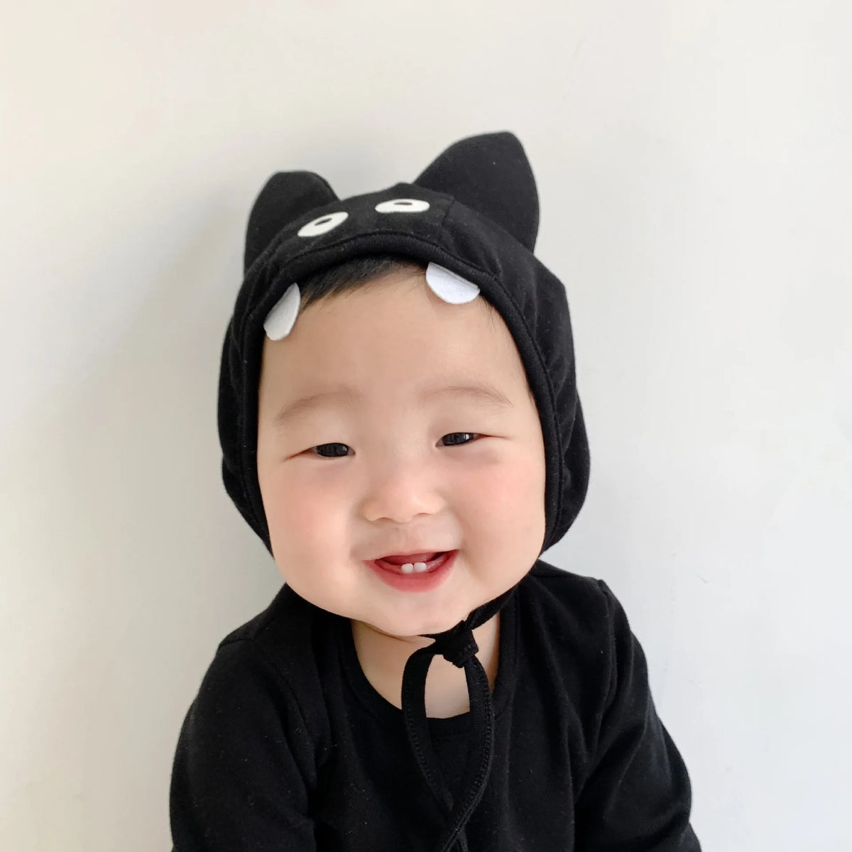 2025 Autumn New Cute Baby Boy Bodysuit Fashion Cartoon Bat Shape Baby Clothes Long Sleeve Infant Girl Jumpsuit + Hat Outfits