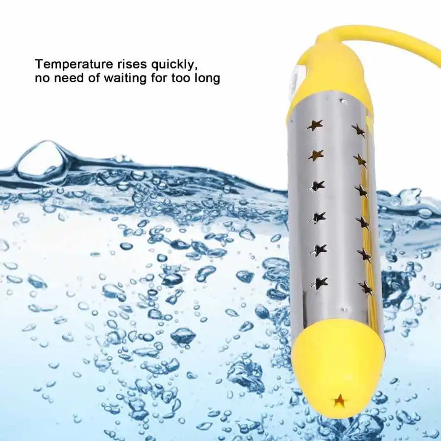 Immersion Heater Portable Electric Anti Scald Automatic Power Off Immersion Water Boiler Electric Water Heaters 2500W 220V
