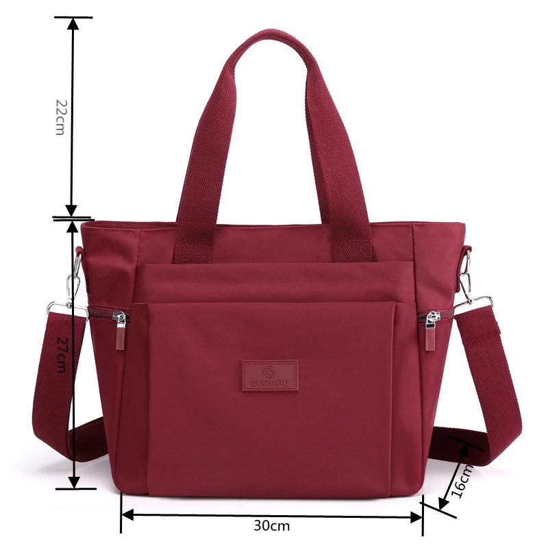 Womens Hand Bags Designers Luxury Handbags Women Nylon Shoulder Bags Female Top-handle Bags Fashion Brand Handbags