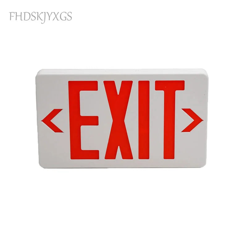 Exit Led Light  Ac110/220V Green Emergency Exit Sign Light Fire Safety Indicator Warning Lamp For Bulb Hotel Mall Public Place