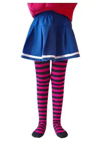 Halloween girl striped pantyhose holiday party costume props pantyhose