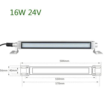 LED Milling CNC Machine Industrial Lights Explosion-proof IP68 Waterproof Oil-proof Light Workshop Working Light Long Lathe Lamp