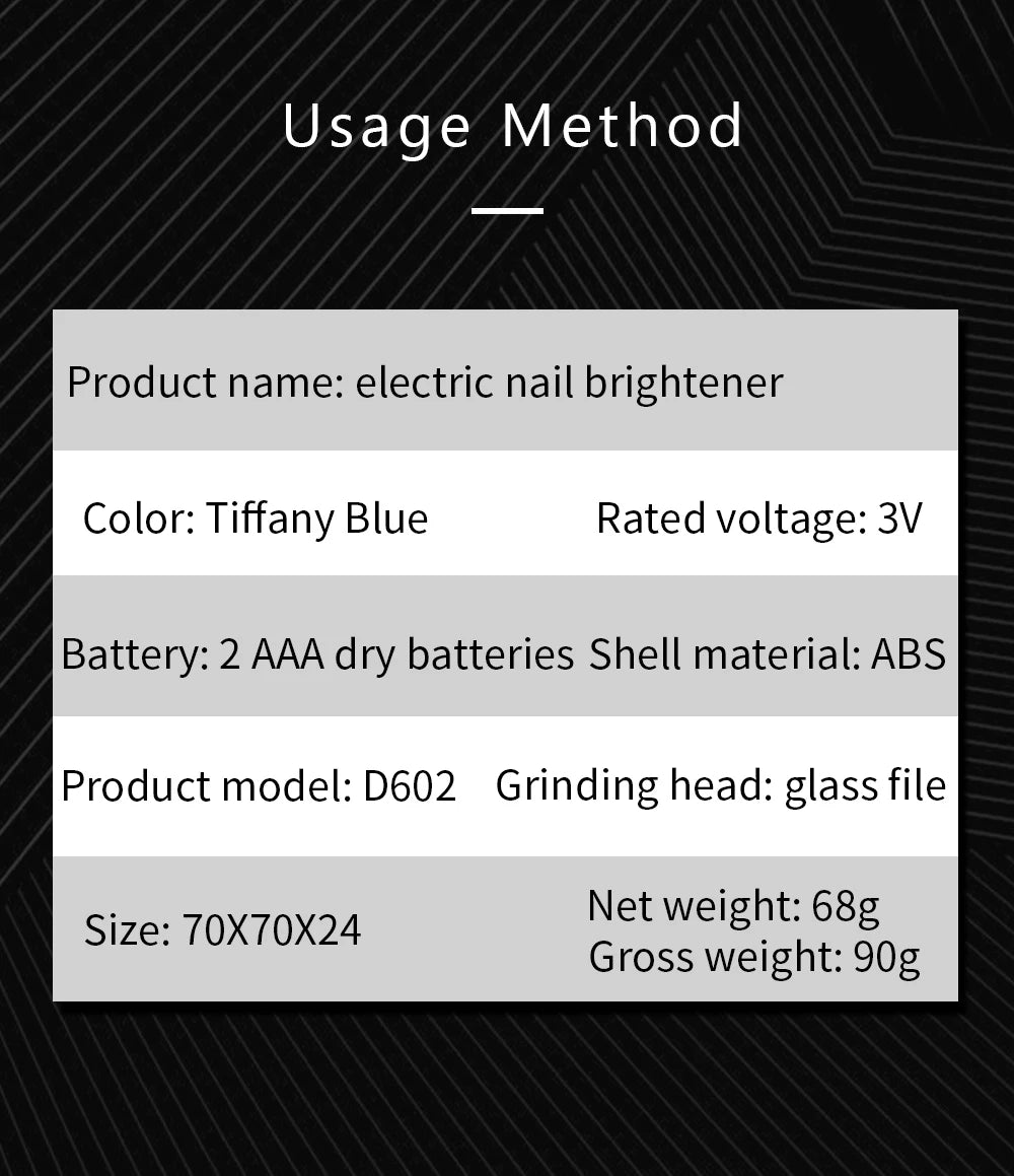 BIN New Intelligent Automatic Manicure Device Rechargeable Electric Manicurizer Nail Polisher Baby Nail Scissors
