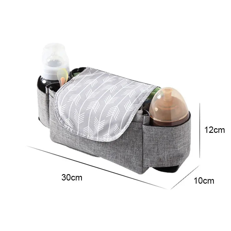 Baby Stroller Organizer Cup Holder Stroller Bag Baby Car Bag Trolley Bag Large Capacity Travel Baby Stroller Accessories