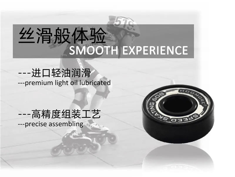 16 pieces 608rs Bearing with Spacer and spanner Combination for Slalom Speed Roller Skates Wheel Tool High Speed Smooth Rotating