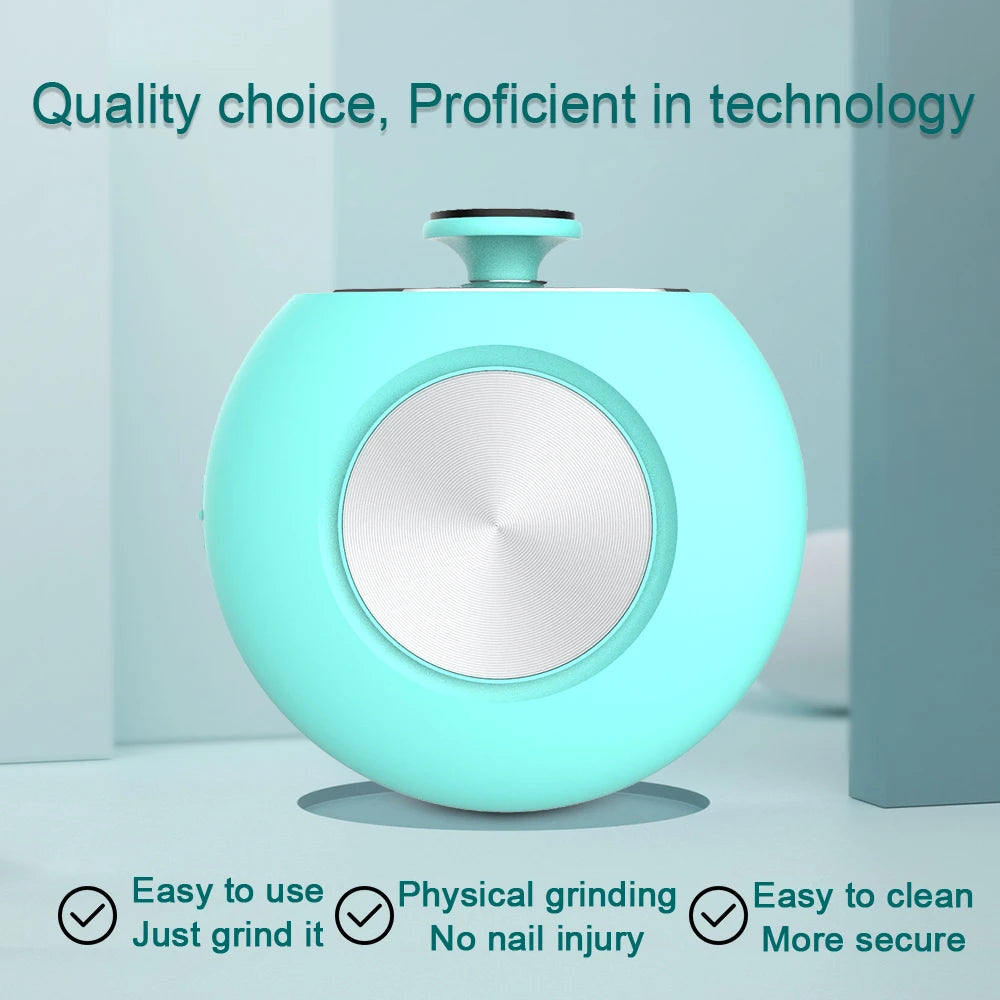 BIN New Intelligent Automatic Manicure Device Rechargeable Electric Manicurizer Nail Polisher Baby Nail Scissors