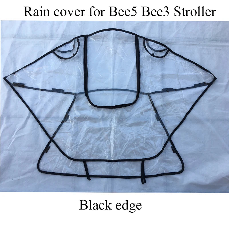 COLU KID® Raincoat Baby Stroller Accessories Rain Cover Waterproof Cover for Bugaboo Bee 3  Bee6 Bee5 Safety EVA Material