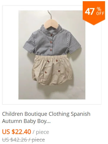 Summer Baby Set Long-sleeved Romper Top Shorts Pure Handmade Embroidered Cartoon Animals High-quality Fabric Physical Texture