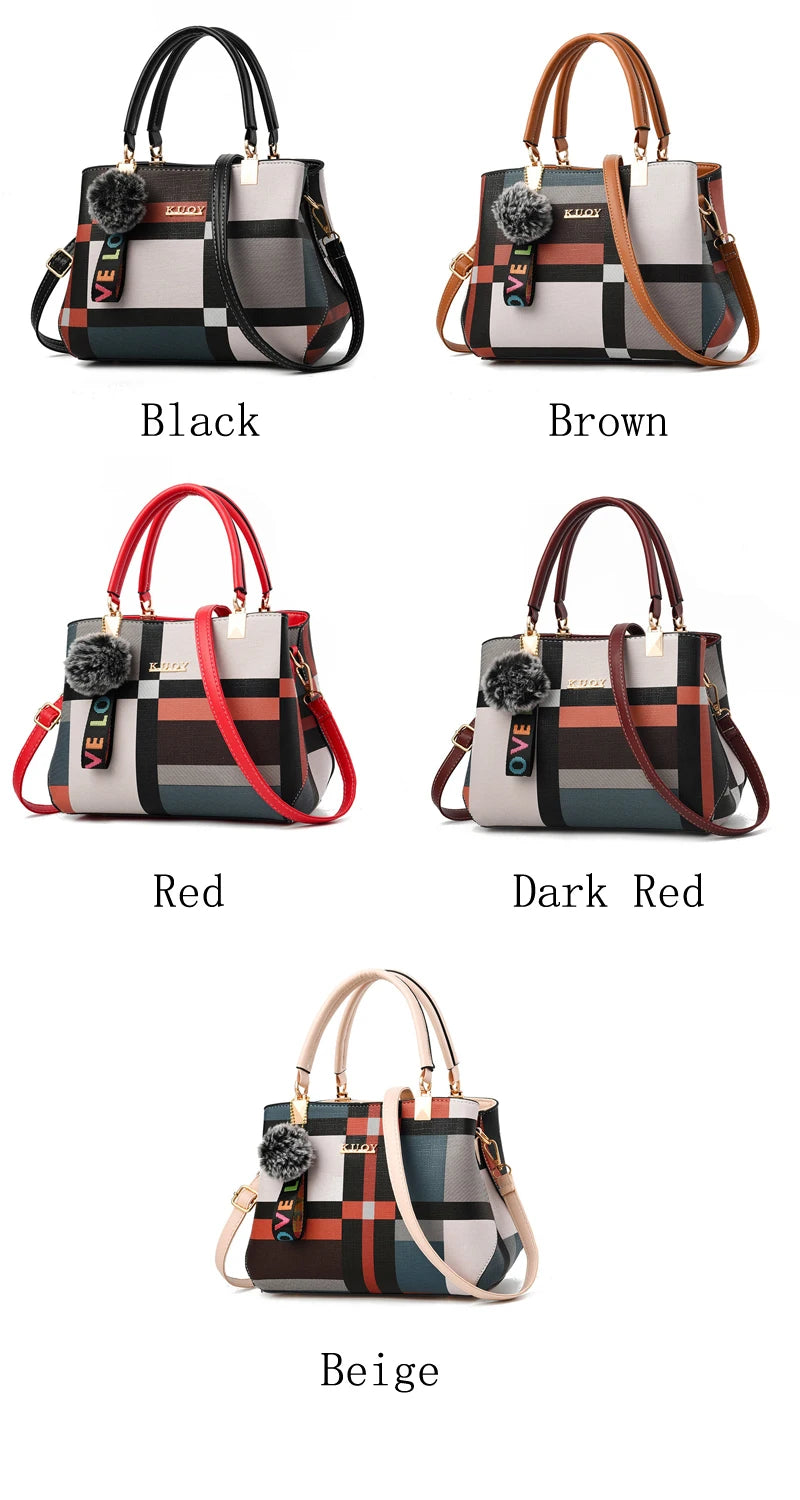 Luxury Vintage Shoulder Bags For Women Multi-Pocket Pu Leather Crossbody Bag Messenger Handbag Totes Purse bolsa feminina