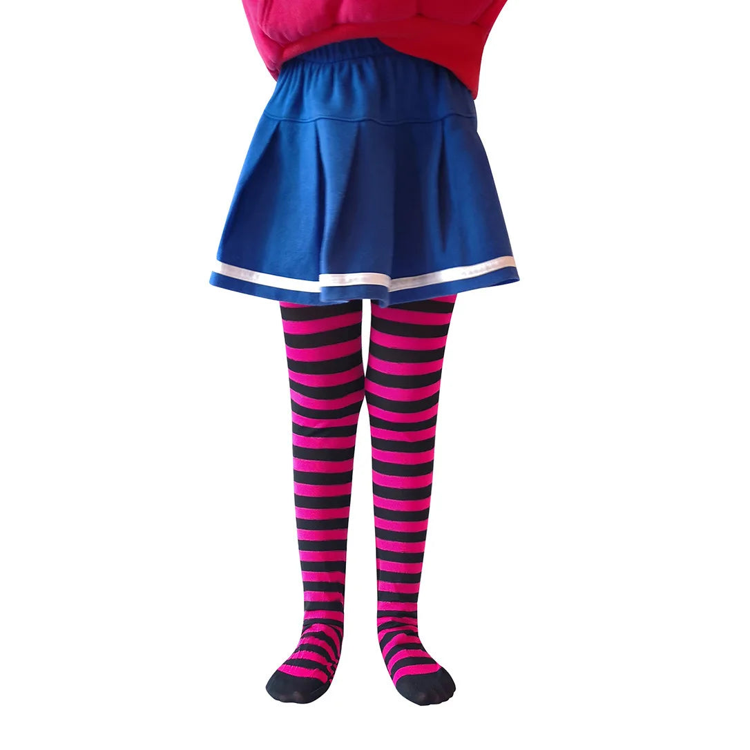 Halloween girl striped pantyhose holiday party costume props pantyhose