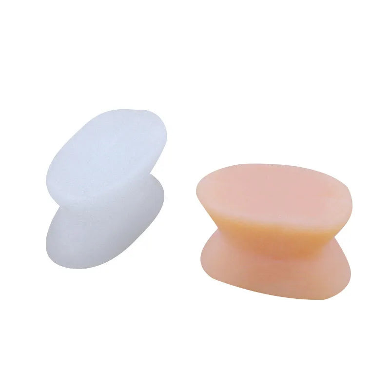 2Pcs=1Pair Gel Toe Separator Foot Care Tool Silicone Big Toe Bunion Straightener Valgus Hallux Bunion Protector Corrector
