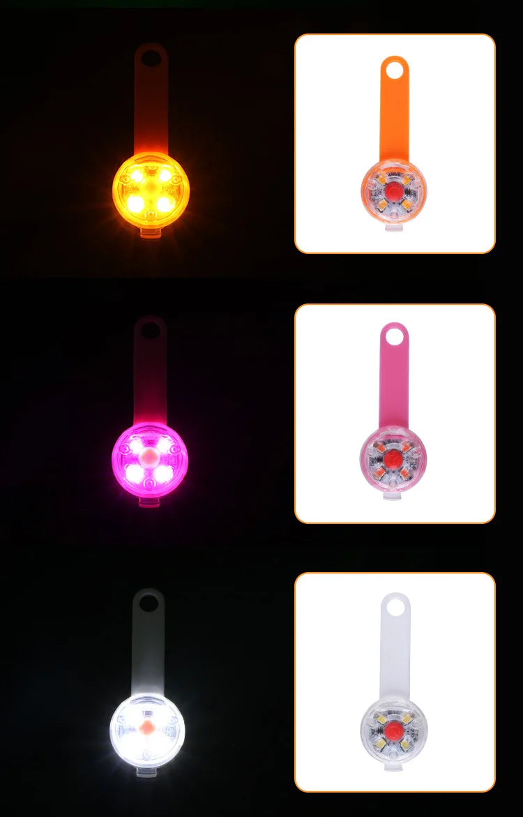 IPX7 Waterproof LED Pet Dog Cat Collar Pendant Night Safety Luminous Light Flashing Pendant With Light for Dog CatAccessories