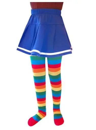 Halloween girl striped pantyhose holiday party costume props pantyhose