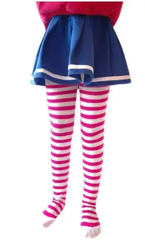 Halloween girl striped pantyhose holiday party costume props pantyhose