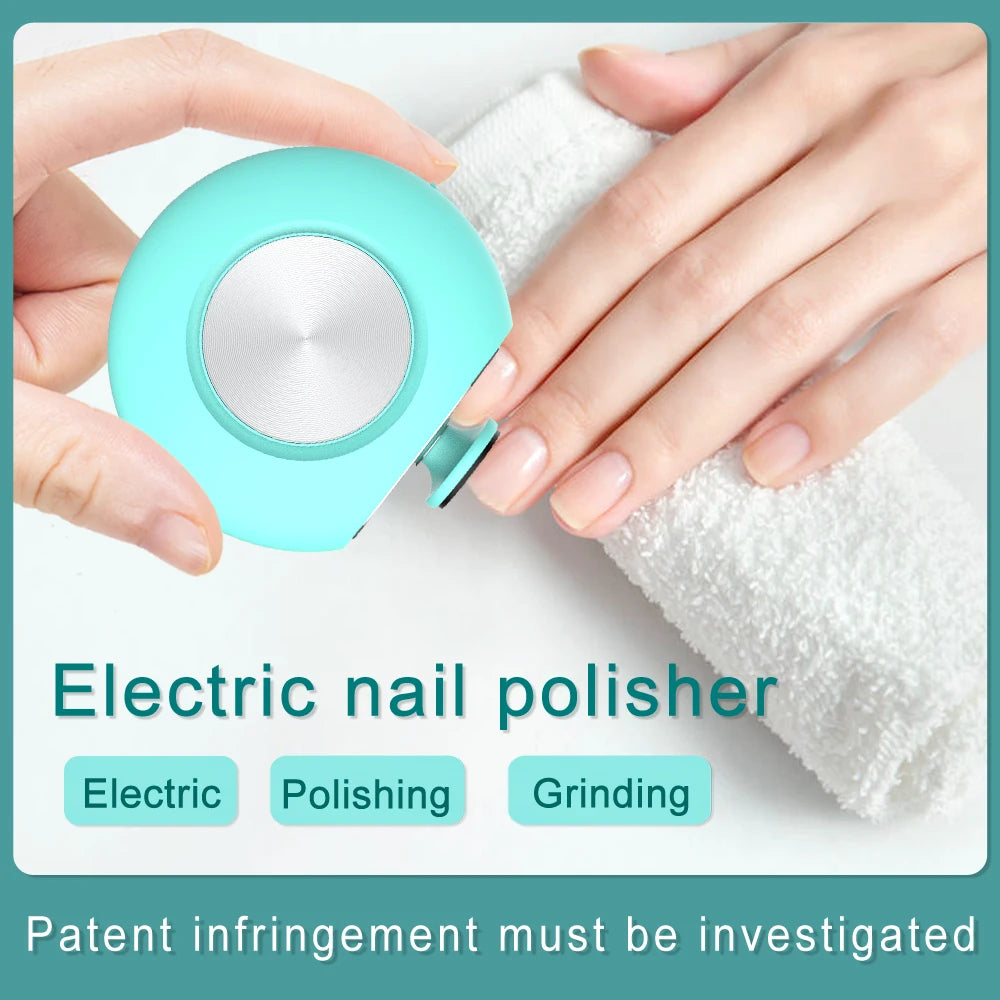 BIN New Intelligent Automatic Manicure Device Rechargeable Electric Manicurizer Nail Polisher Baby Nail Scissors