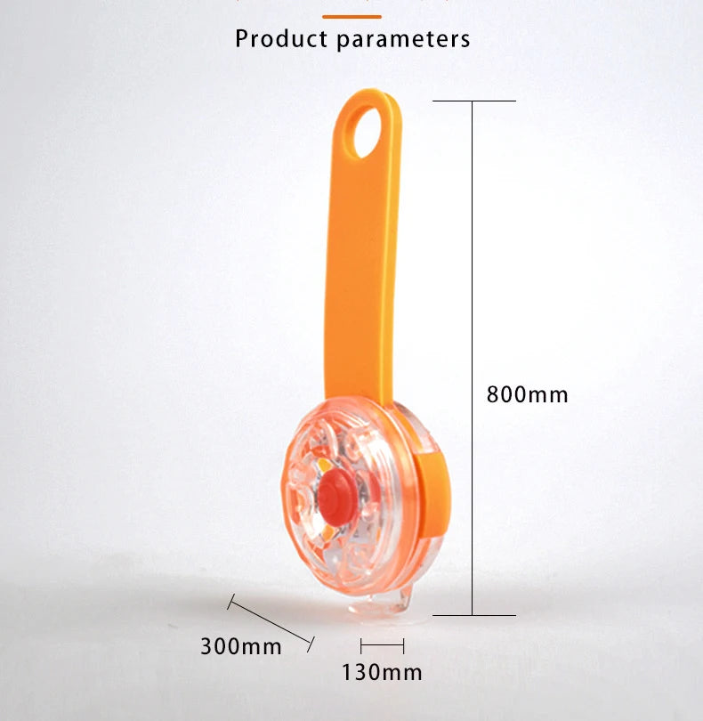 IPX7 Waterproof LED Pet Dog Cat Collar Pendant Night Safety Luminous Light Flashing Pendant With Light for Dog CatAccessories